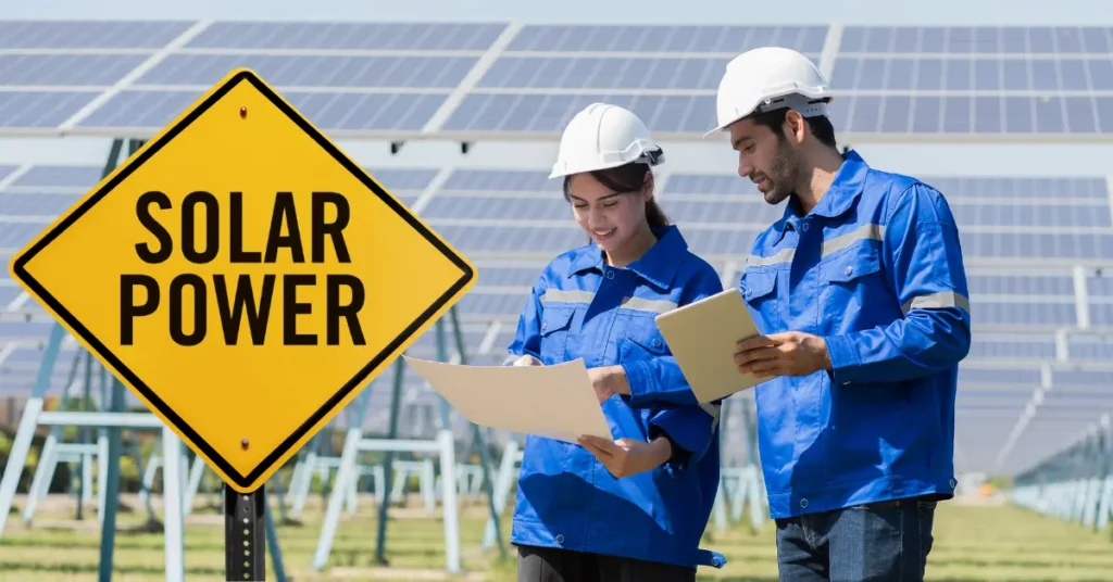 A collection of innovative solar-powered appliances, solar-powered earbuds, and solar-powered security systems displayed together, highlighting the Best Solar Tech 2025 for sustainable and energy-efficient living.