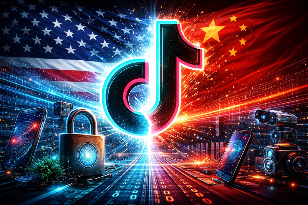 TikTok US ban showing ByteDance agreement, data privacy issues, social media regulation and global tech war
