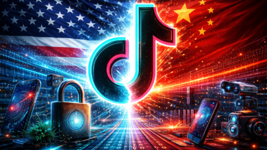 TikTok US ban showing ByteDance agreement, data privacy issues, social media regulation and global tech war