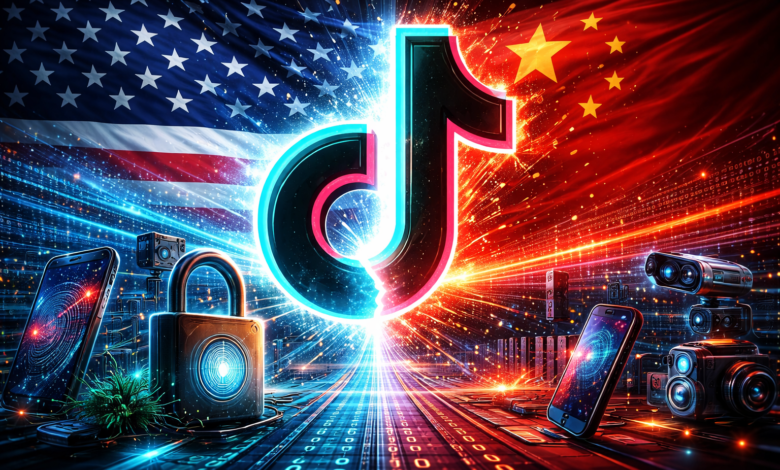 TikTok US ban showing ByteDance agreement, data privacy issues, social media regulation and global tech war